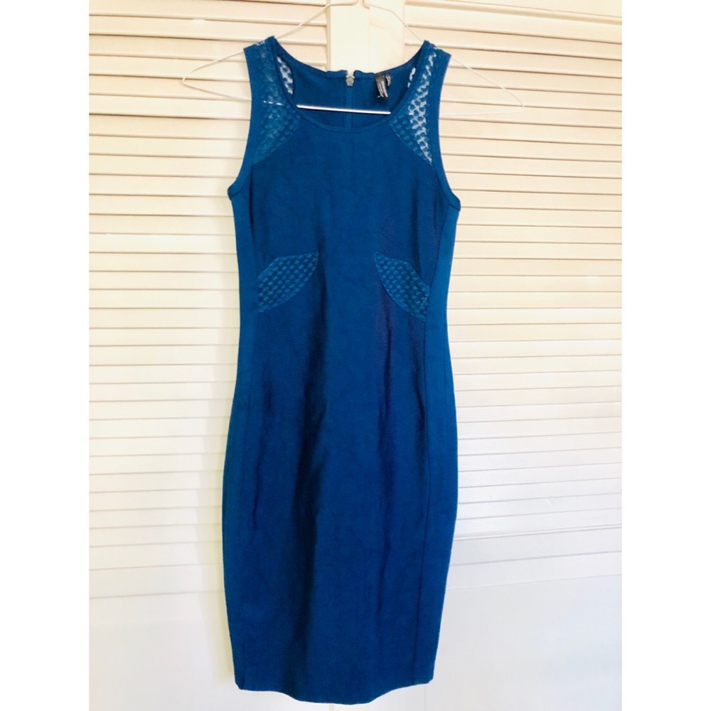 Navy Marciano Bodycon Dress